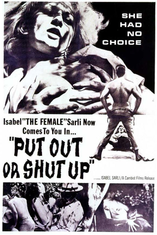 Put Up Or Shut Up Movie Poster Print featuring bold graphics