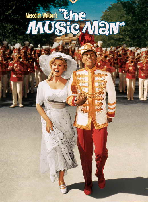 The Music Man Movie Poster Print showcasing classic film art