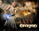 Eragon Movie Poster Print featuring vibrant fantasy artwork.