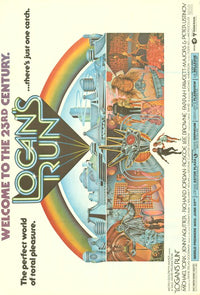 Logan's Run Movie Poster Print showcasing iconic sci-fi imagery.