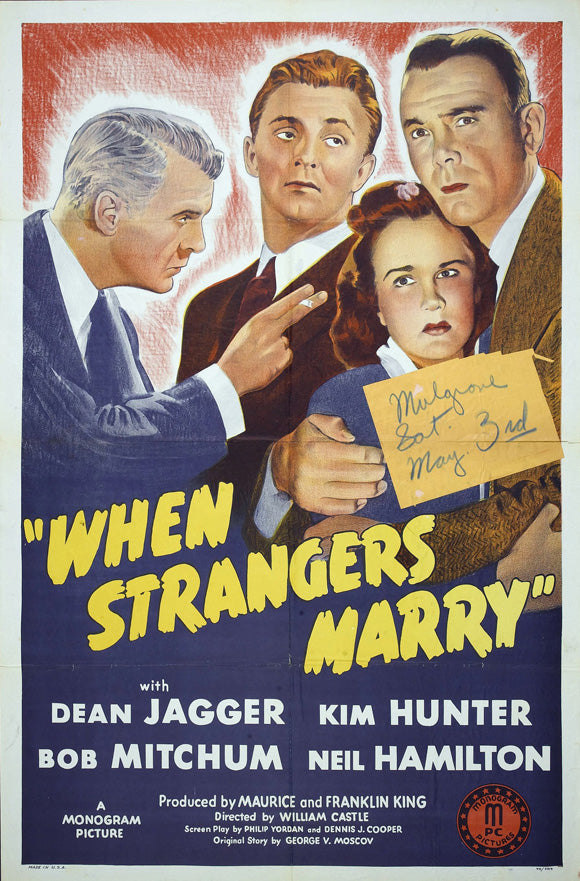 When Strangers Marry Movie Poster Print showcasing cinematic art.