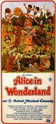 Alice in Wonderland Movie Poster Print showcasing whimsical imagery.