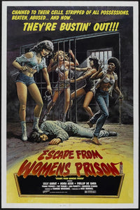 Escape from Women's Prison Movie Poster Print showcasing thrilling visuals.