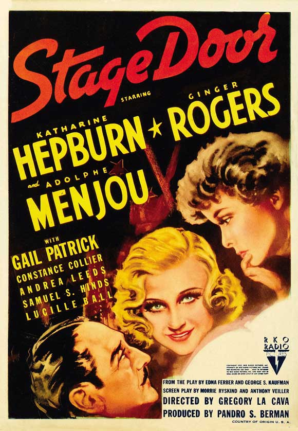 Stage Door Movie Poster Print showcasing classic cinema art.