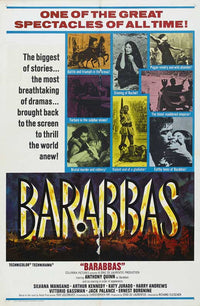 Barabbas Movie Poster Print showcasing classic film artwork.