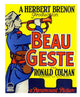 Beau Geste Movie Poster Print featuring classic adventure film art.