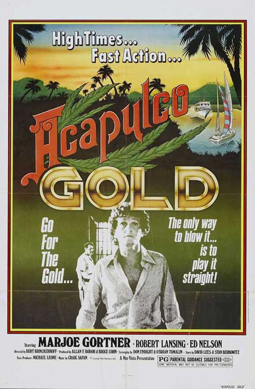 Acapulco Gold Movie Poster Print showcasing vibrant colors and cinematic design.