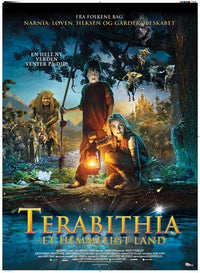 Bridge to Terabithia Movie Poster Print featuring enchanting artwork.