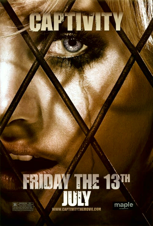Captivity Movie Poster Print showcasing intense cinematic art.