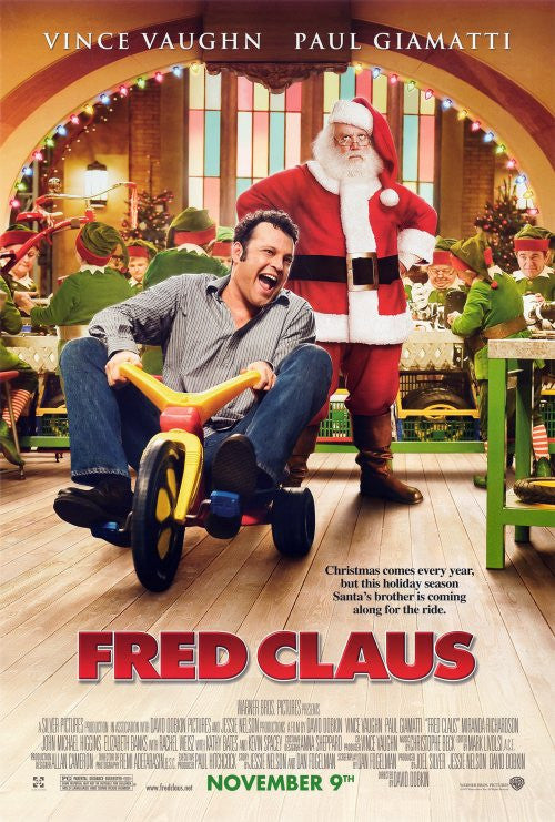 Fred Claus Movie Poster Print (27x40) - Perfect for Home or Office