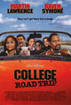 College Road Trip Movie Poster Print featuring vibrant graphics and colors.