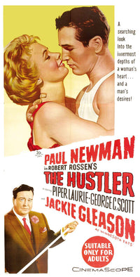 The Hustler Movie Poster Print showcasing classic film art.