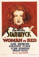 The Woman in Red Movie Poster Print showing vibrant colors and classic film art.