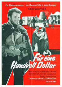 For a Few Dollars More Movie Poster Print featuring classic western imagery.