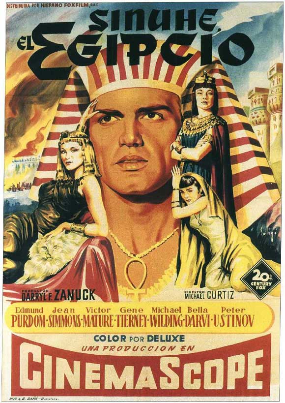 Egyptian Movie Poster Print featuring striking imagery.