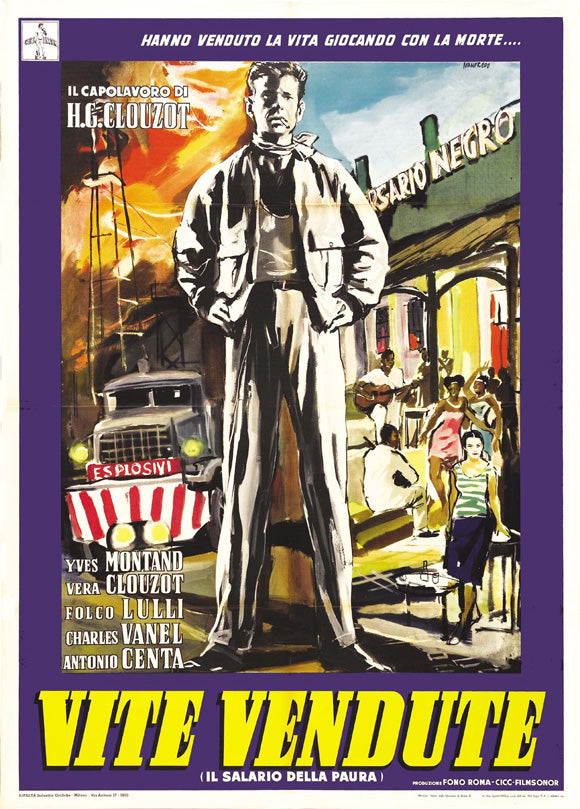 Wages of Fear Movie Poster Print showcasing classic film art.