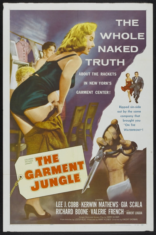 Garment Jungle Movie Poster Print showcasing vibrant colors and design.