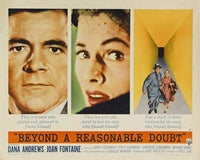Beyond a Reasonable Doubt Movie Poster Print showcasing cinematic drama.