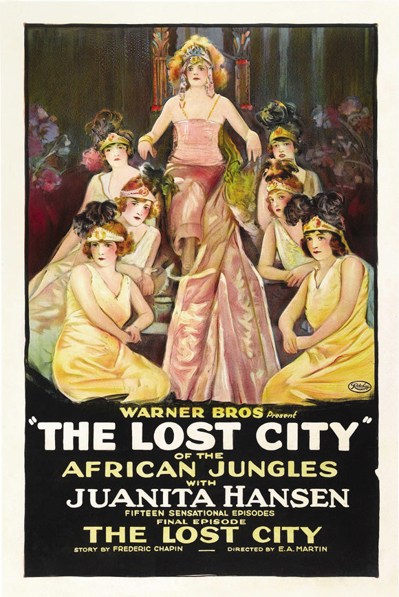The Lost City Movie Poster Print showcasing adventure and excitement.