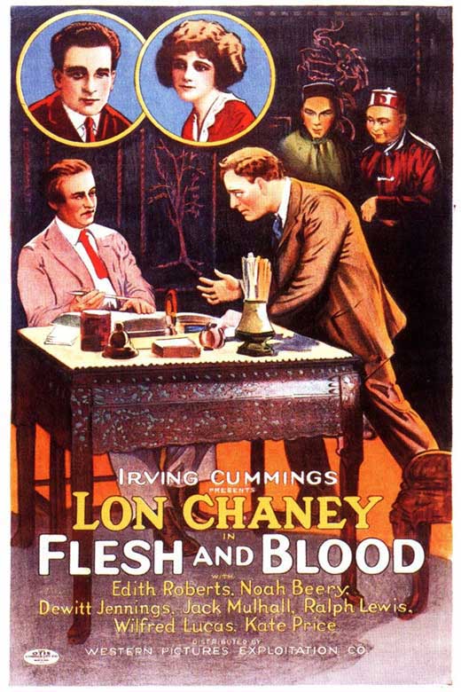 Flesh and Blood Movie Poster Print featuring dynamic imagery