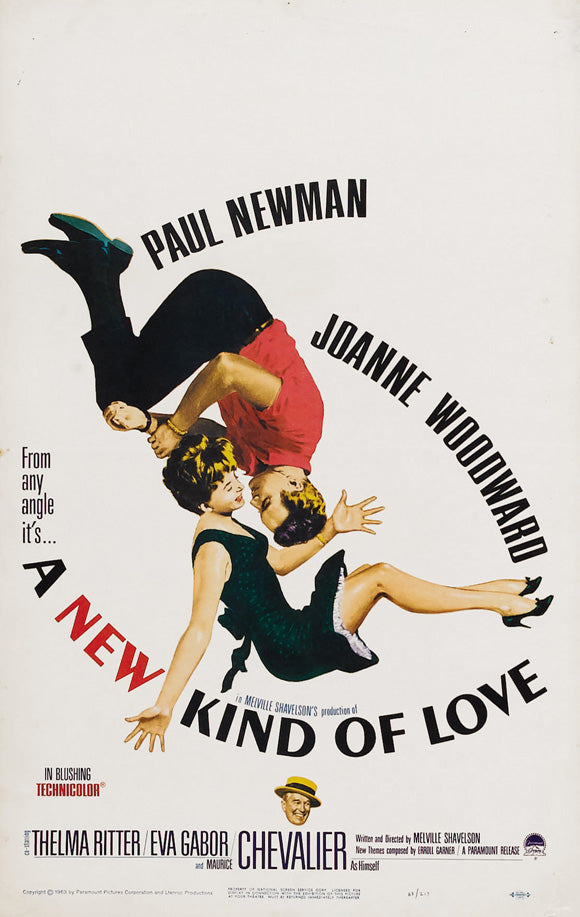 A New Kind of Love Movie Poster Print showcasing classic film art