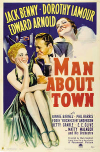 Man About Town Movie Poster Print on premium paper.