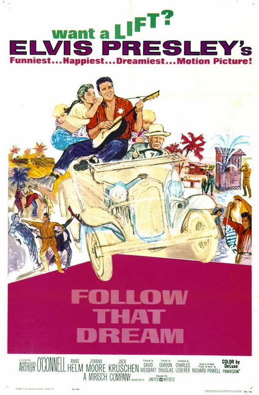 Follow That Dream Movie Poster Print, classic film decor