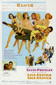 Live a Little, Love a Little Movie Poster Print featuring vibrant colors and classic film design.