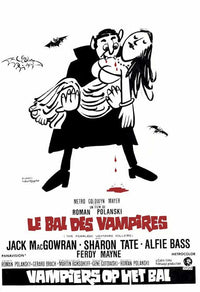 The Fearless Vampire Killers Movie Poster Print featuring classic horror comedy.