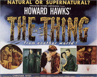The Thing from Another World Movie Poster Print showcasing classic sci-fi horror film art.