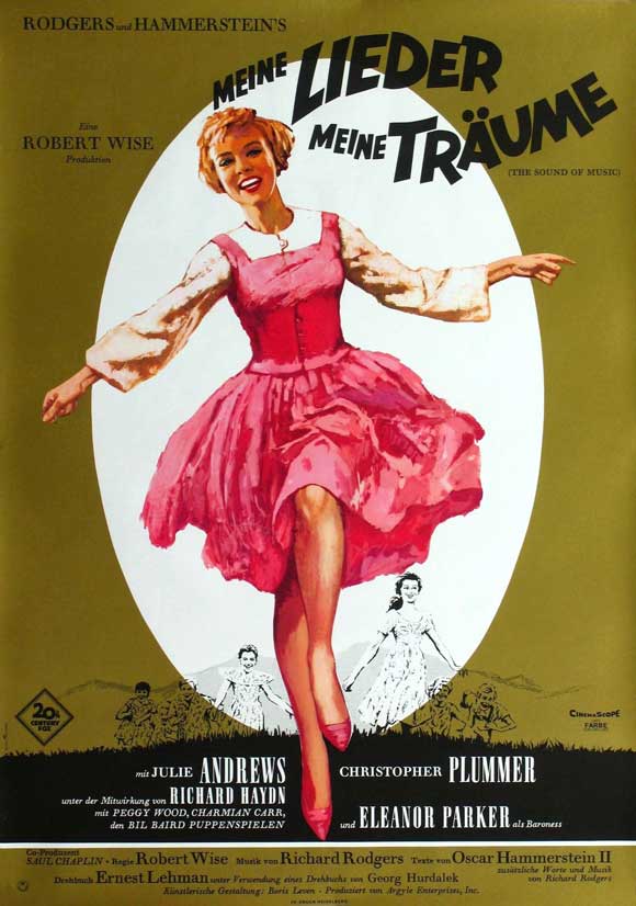 The Sound of Music Movie Poster Print showcasing classic film art.