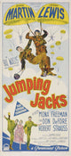 Jumping Jacks Movie Poster Print showcasing vibrant colors and playful imagery.