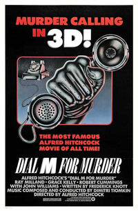 Dial M For Murder Movie Poster Print showcasing the iconic film artwork.
