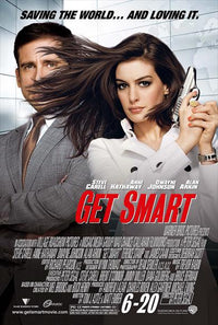 Get Smart Movie Poster Print featuring iconic characters from the film.