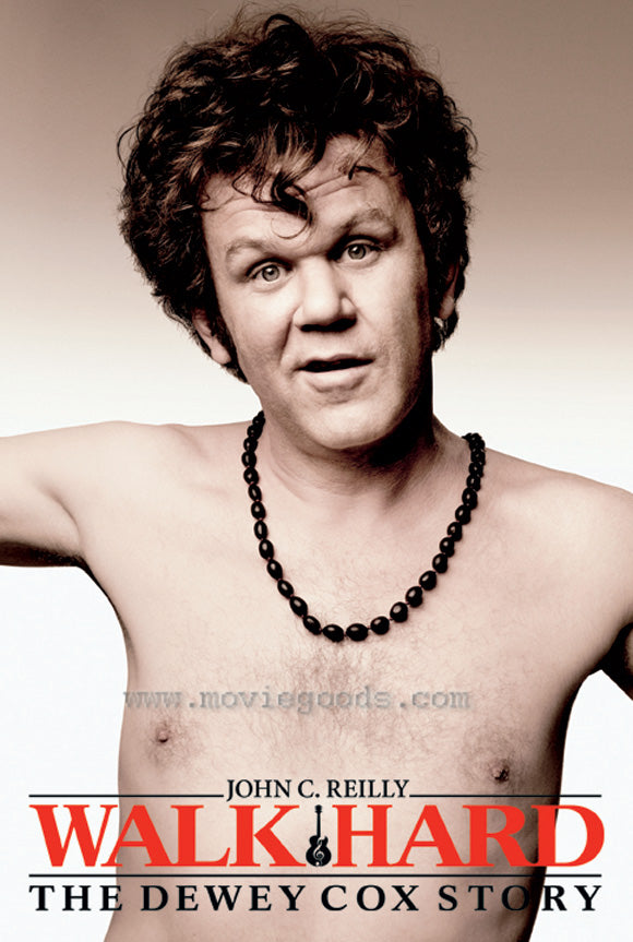 Walk Hard: The Dewey Cox Story Movie Poster Print showcasing Dewey Cox's comedic journey.