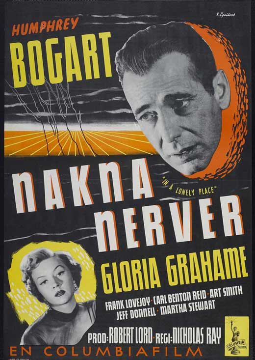 In a Lonely Place Movie Poster Print featuring classic film artwork.
