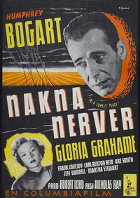 In a Lonely Place Movie Poster Print featuring classic film artwork.
