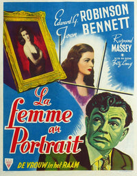 The Woman in the Window Movie Poster Print featuring dramatic artwork.