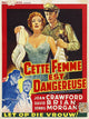 This Woman Is Dangerous Movie Poster Print featuring cinematic artwork.