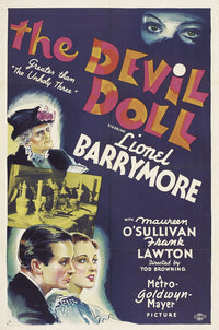 The Devil Doll Movie Poster Print showcasing classic horror art.