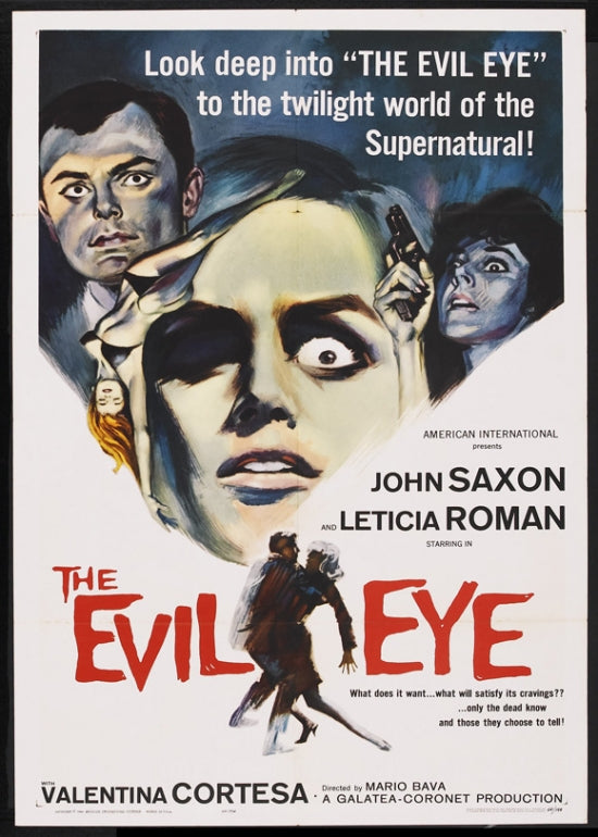 The Evil Eye Movie Poster Print showcasing suspense and drama