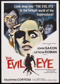 The Evil Eye Movie Poster Print showcasing suspense and drama