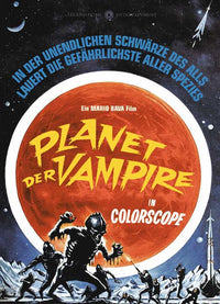 Planet of the Vampires Movie Poster Print showcasing classic sci-fi horror art.