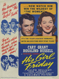 His Girl Friday Movie Poster Print (11x17) | Posterazzi