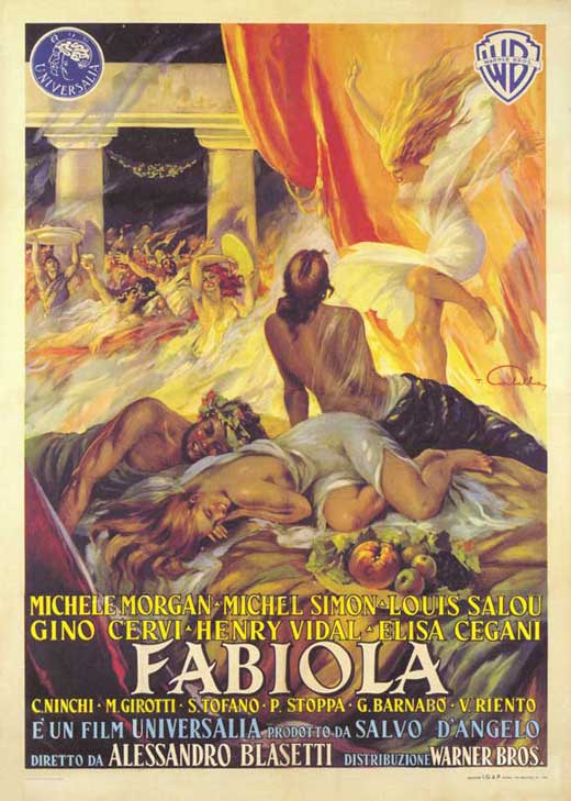 Fabiola Movie Poster Print showcasing cinematic art.