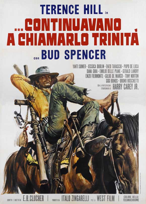 Trinity is Still My Name Movie Poster Print showcasing classic film art.