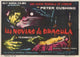 The Brides of Dracula Movie Poster Print showcasing classic horror imagery.