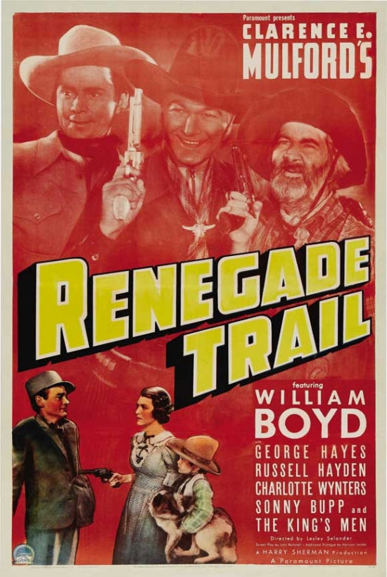 Renegade Trail Movie Poster Print showcasing classic cinema art.