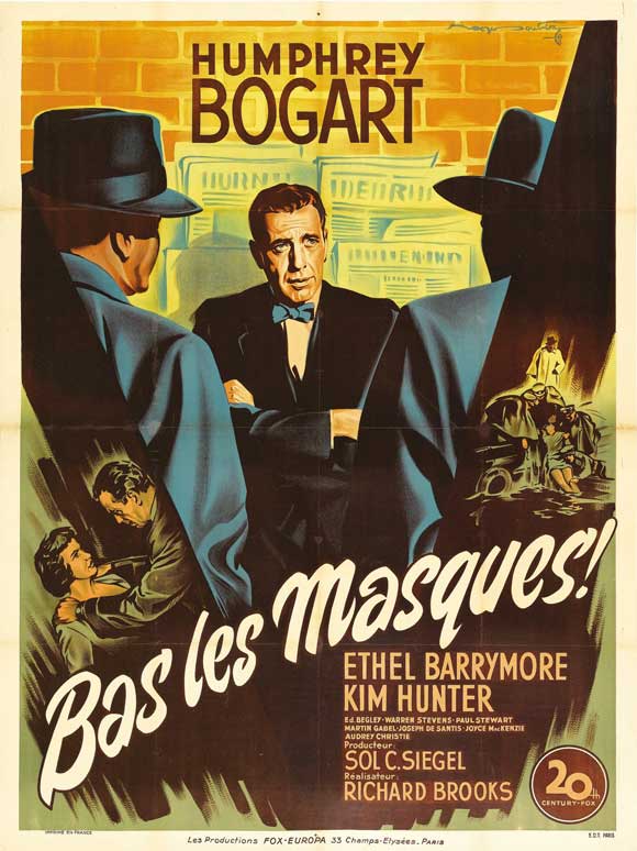 Deadline USA Movie Poster Print showcasing classic film artistry.