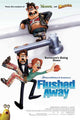 Flushed Away Movie Poster Print featuring vibrant animation characters.